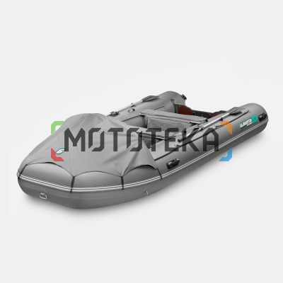 Лодка ПВХ GLADIATOR (Гладиатор) E 450 PRO тёмно-серый