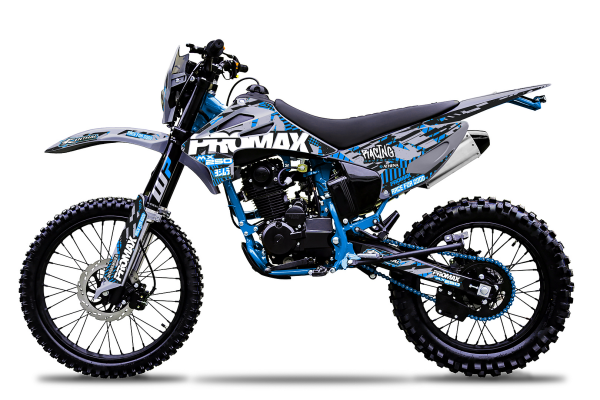 Мотоцикл кроссовый / эндуро PROMAX (Промакс) MX250 серый/синий | Мототека