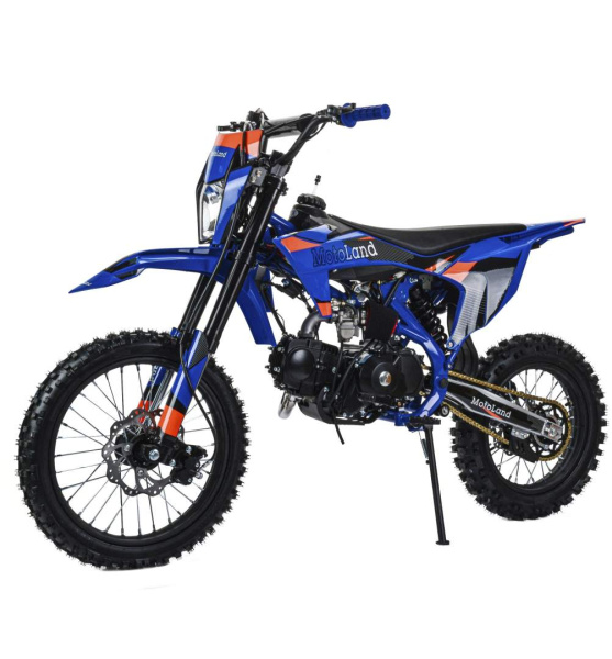 Питбайк MotoLand (Мотолэнд) SX 125 E 17/14 синий | Мототека