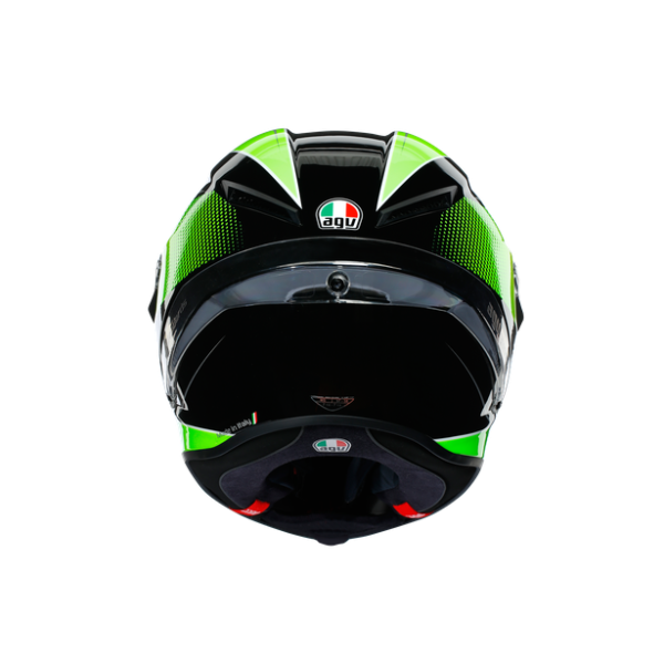 Шлем мото интеграл AGV (АГВ) CORSA R MULTI Supersport Black/White/Lime XL