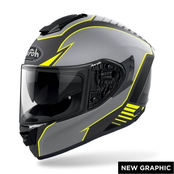 Шлем мото интеграл Airoh (Айрох) ST.501 Yellow Matt