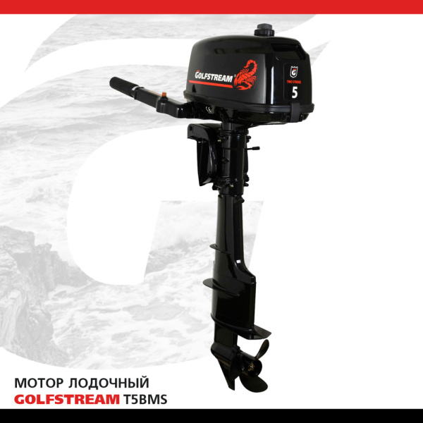 Лодочный мотор GOLFSTREAM (Гольфстрим) T5BMS | Мототека
