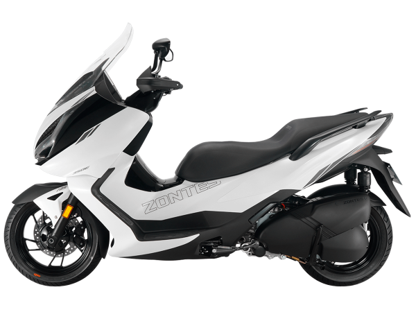 Скутер Zontes (Зонтес) ZT350 - E (ZT1P77MP EFI) 15/14 белый с ПТС | Мототека
